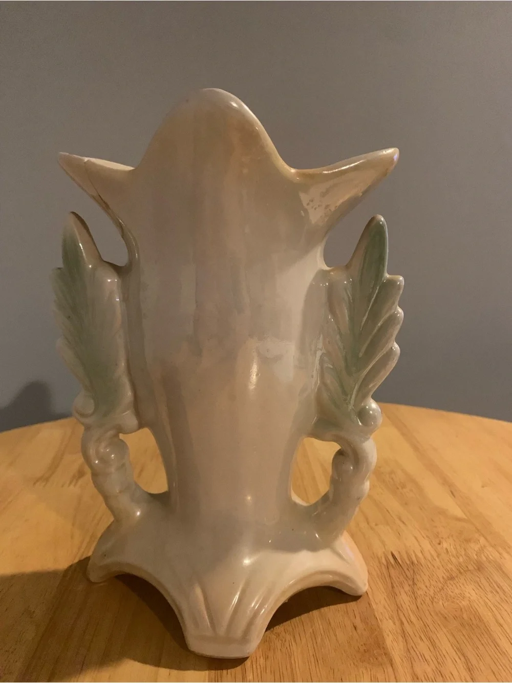 Vintage Pearlescent Lusterware Flower Vase